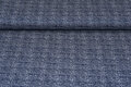 Baumwoll Popeline Bedruckt stripes dunkelblau