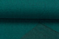 Sweat meliert Black Yarn petrol