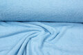 Frottee stoff hellblau