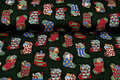 Baumwoll Popeline Bedruckt Weihnachten christmas stockings grün