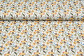 Baumwolljersey bedruckt digital bird flower