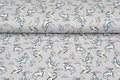 French Terry bedruckt flying dragon helles taupe