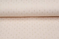 Baumwoll Musselin bedruckt bedrukt Foil Rectangle beige-gold