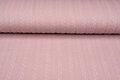 Strickstoff mit Zopfmuster altrosa