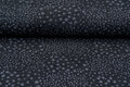 Strickstoff little dropps dunkelgrau-grau