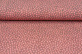 Strickstoff dots lachsrosa