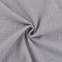 Baumwoll Musselin melange lila-grau