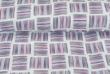 Baumwoll Musselin bedruckt Little Stripes lila_
