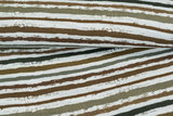 Baumwoll Musselin bedruckt big Stripes grün_